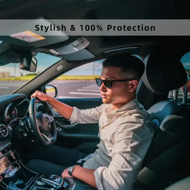 Alt view image 6 of 6 - Instant auto dimming sunglasses fashion icon polarised UV protection lightweight fashion look outfit bot