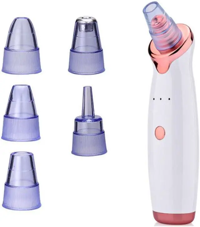 Alt view image 3 of 6 - Electric Blackhead Suction Acne Extractor - White
