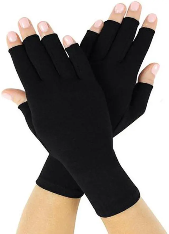 Main image of Compression Arthritis Gloves, Black - S