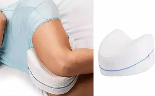 Alt view image 2 of 7 - Orthopaedic Body Alignment Leg Pillow - Ergonomically contoured design aims to keep knees, hip and spine in ideal alignment while sleeping