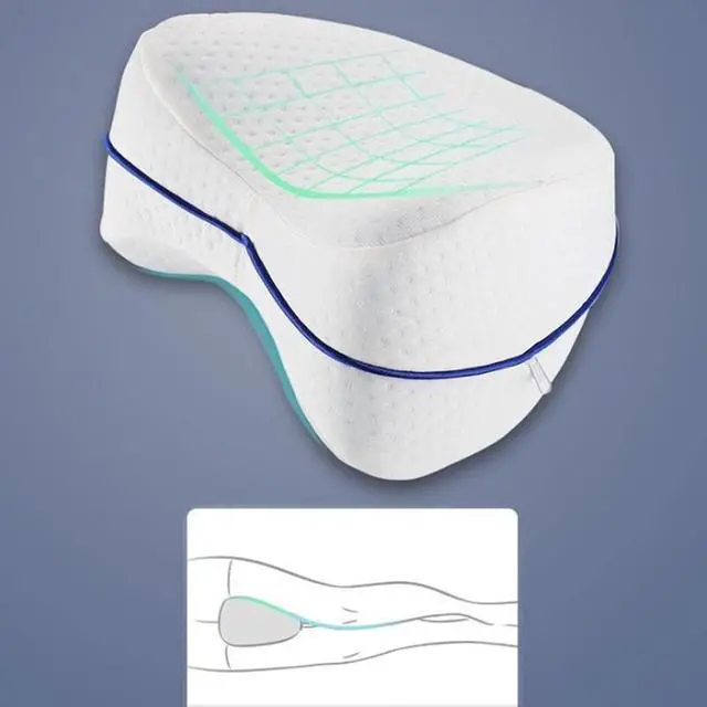 Alt view image 6 of 7 - Orthopaedic Body Alignment Leg Pillow - Ergonomically contoured design aims to keep knees, hip and spine in ideal alignment while sleeping