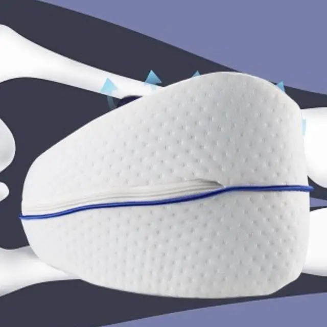 Alt view image 7 of 7 - Orthopaedic Body Alignment Leg Pillow - Ergonomically contoured design aims to keep knees, hip and spine in ideal alignment while sleeping
