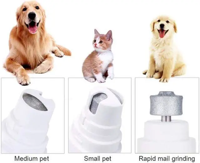 Alt view image 6 of 7 - ICB Pet Nail Grinder Cordless Portable - Comfortable Use Does Not Hurt The Sensitive Parts Of Your Pet Like A Normal Nail Clipper