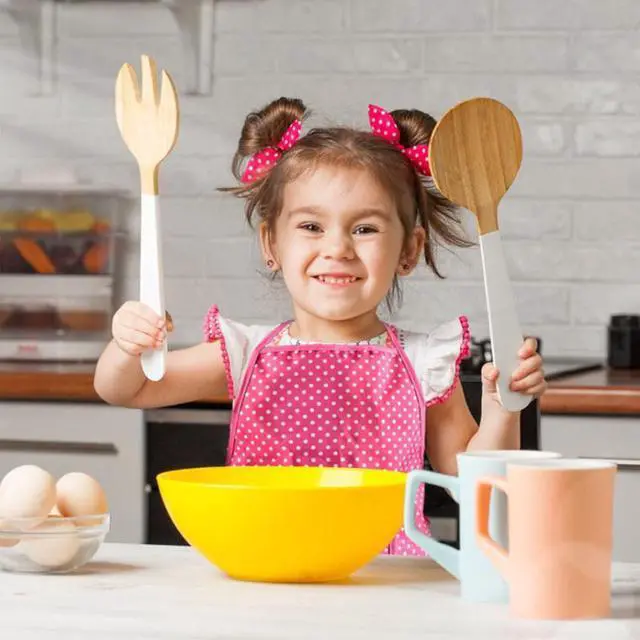 Alt view image 4 of 7 - Chef Costume Set for Kids - Rose Red