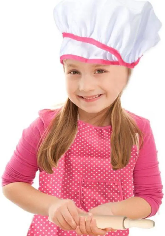 Alt view image 6 of 7 - Chef Costume Set for Kids - Rose Red