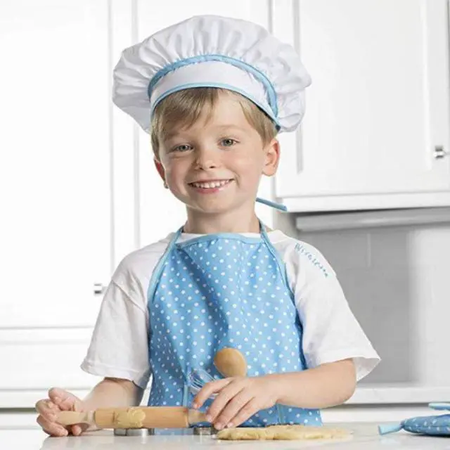 Alt view image 6 of 7 - Chef Costume Set for Kids - Blue