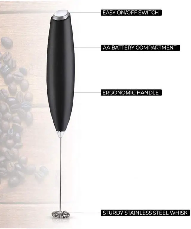 Alt view image 4 of 7 - ICB Electric Milk Frother - Ergonomic Handle - Unleash The Inner Barista In You