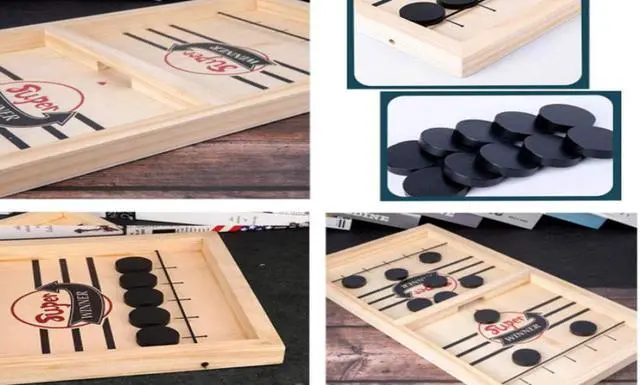 Alt view image 7 of 7 - Sling Puck Family Board Game