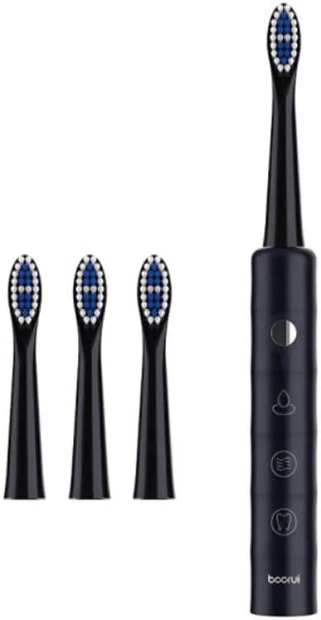 Alt view image 3 of 7 - Electric Toothbrush Powerful Sonic Cleaning - White