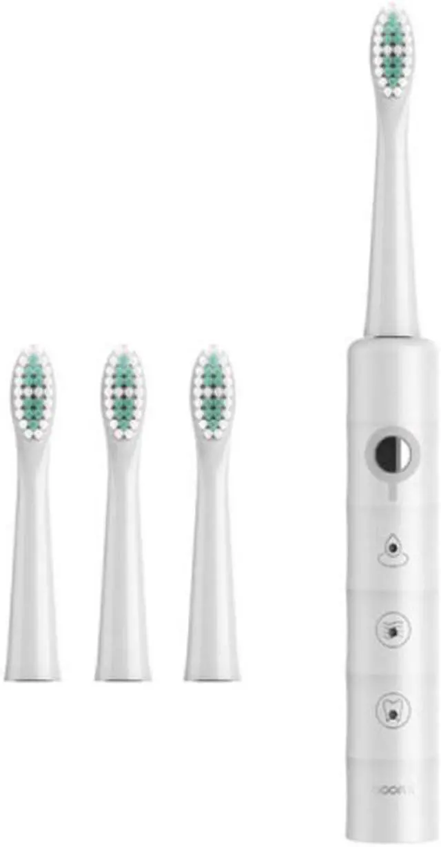 Alt view image 4 of 7 - Electric Toothbrush Powerful Sonic Cleaning - White