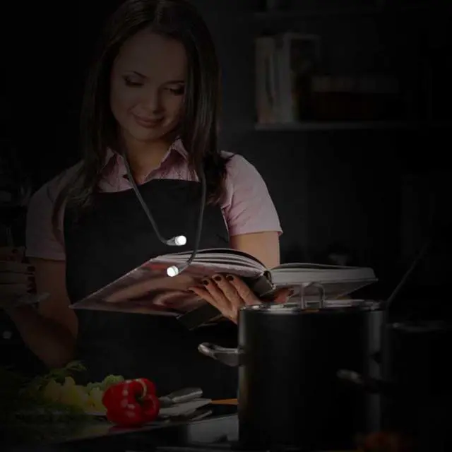 Alt view image 7 of 7 - LED Neck Reading Light - Ideal For Reading In Bed At Night On The Train Plane, etc. Without Disturbing Anyone.- 3 Brightness Settings