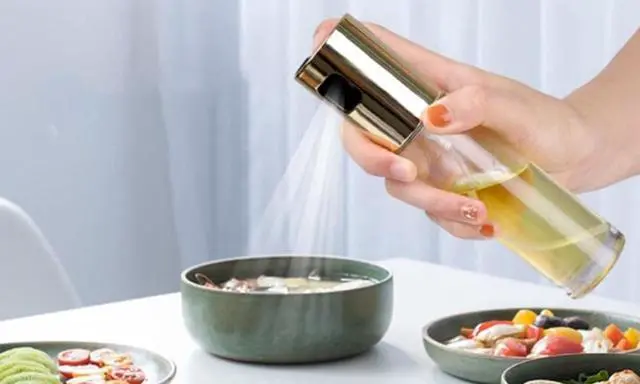 Alt view image 2 of 6 - Oil Sprayer for Cooking Food Mister - Rose Gold