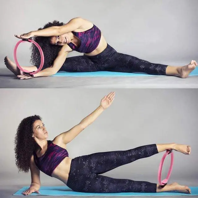 Alt view image 6 of 7 - Yoga and Pilates Ring - Pink