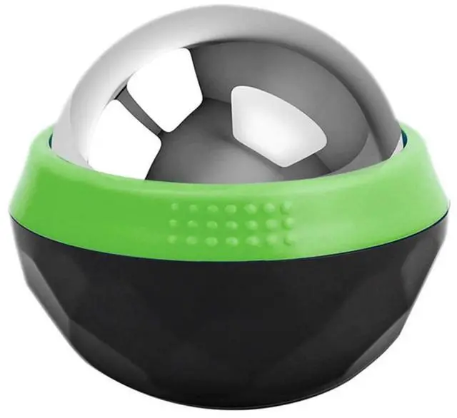 Main image of Cryosphere Cold Massage Roller Ball - Black with Green