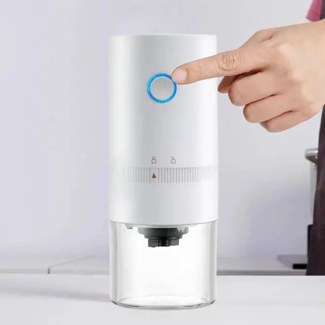 Alt view image 2 of 5 - USB Coffee Grinder - White