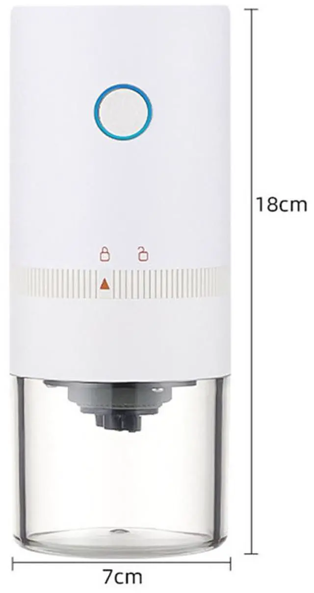 Alt view image 3 of 5 - USB Coffee Grinder - White