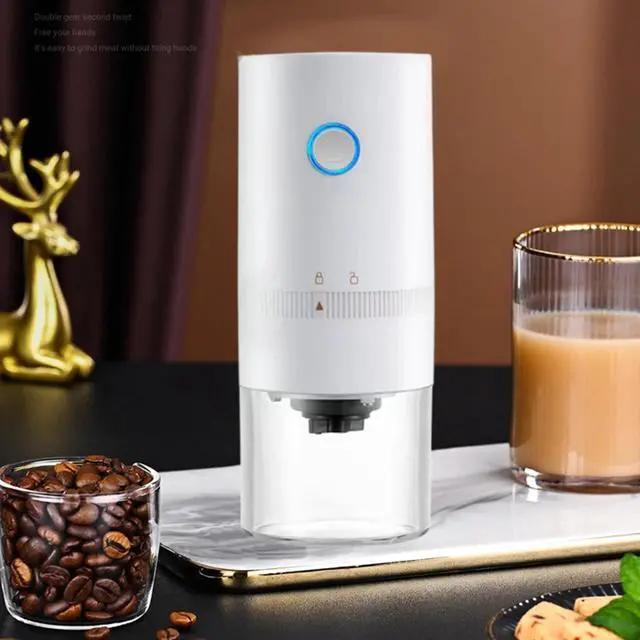 Alt view image 5 of 5 - USB Coffee Grinder - White