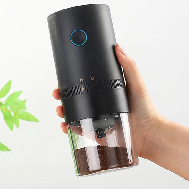 Alt view image 2 of 5 - USB Coffee Grinder - Black