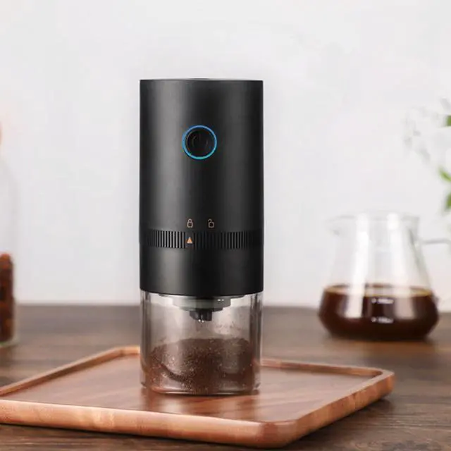 Alt view image 3 of 5 - USB Coffee Grinder - Black