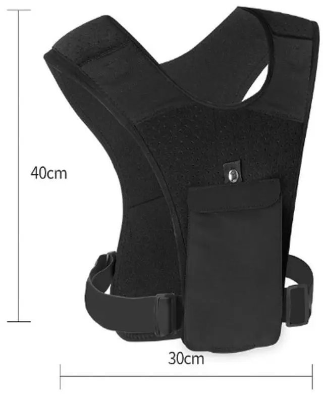 Alt view image 4 of 6 - Running Smartphone Holder Vest - Black