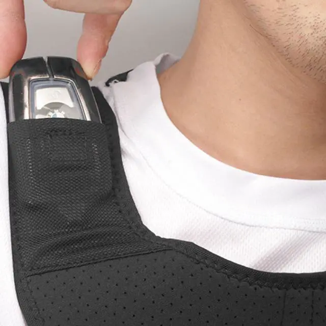 Alt view image 5 of 6 - Running Smartphone Holder Vest - Black