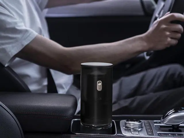 Alt view image 6 of 7 - TIMEMORE Go Portable Electric Coffee Grinder, Adjustable Coarseness, E&B Stainless Steel Conical Burr, 60g Capacity, Compact & Portable for Home Use (Black)