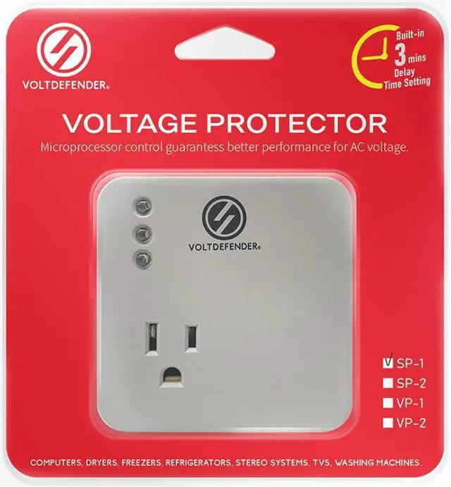 Alt view image 7 of 7 - Power Surge Voltage Protector Single Phase VOLTDEFENDER SP-1