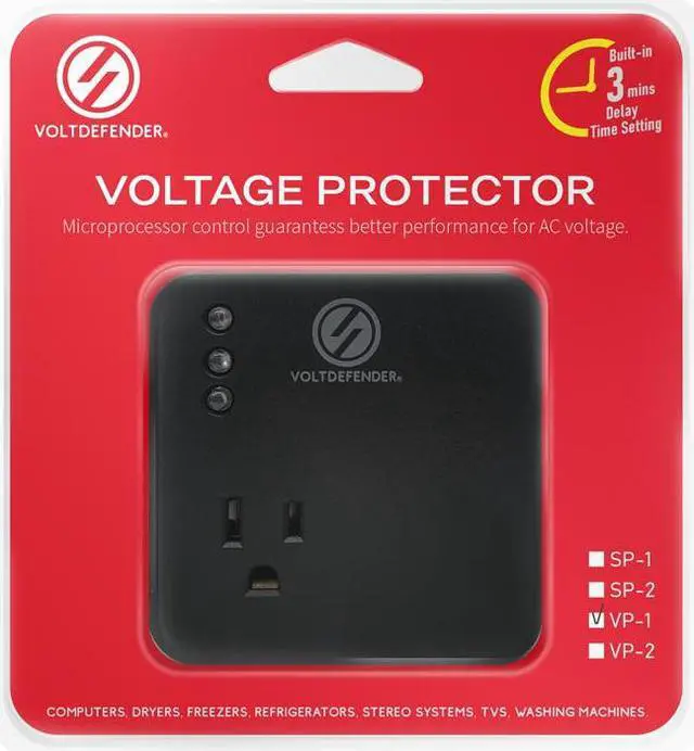 Alt view image 7 of 7 - Adjustable Voltage Protector VOLTDEFENDER VP-1 Single Outlet