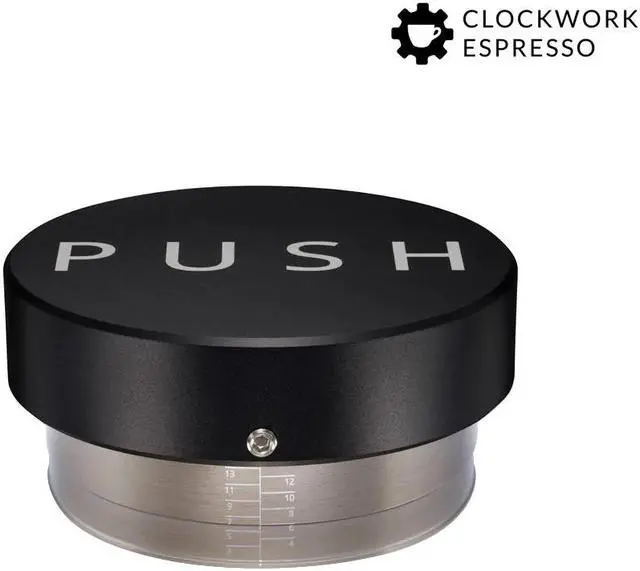 Main image of Clockwork Espresso PUSH Coffee Tamper with Base Ø 58mm Leveler Distributor Coffee Tool for Espresso