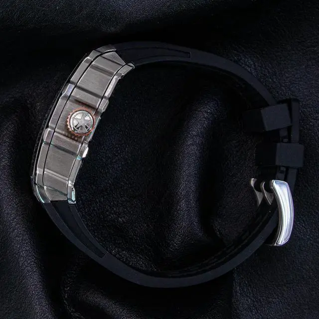 Alt view image 4 of 4 - DEESIO Watches for Men, 43mm Automatic Mechanical Watch for Men 50 Meter Diving Depth Sport Luminous Sapphire Mens Watch Calendar Luxury Fashion Waterproof, Mechanical Watch