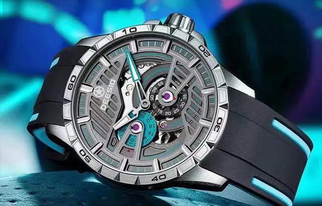 Alt view image 6 of 7 - DEESIO Automatic Watch for Men Men's Watches Analog Automatic Mechanical Watches Self-Winding Mechanical Wrist Watch Luxury Business