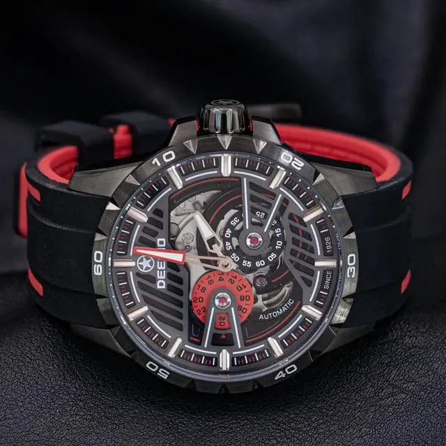 Alt view image 4 of 4 - DEESIO Watches for Men, 43mm Automatic Mechanical Watch for Men 50 Meter Diving Depth Sport Luminous Sapphire Mens Watch Calendar Luxury Fashion Waterproof, Mechanical Watch