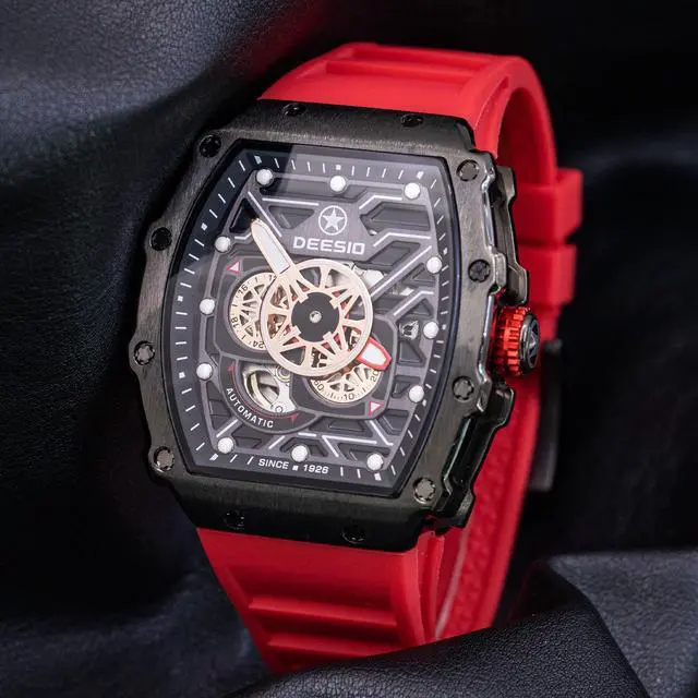 Alt view image 7 of 7 - DEESIO Automatic Watch for Men Men's Watches Analog Automatic Mechanical Watches Self-Winding Mechanical Wrist Watch Luxury Business