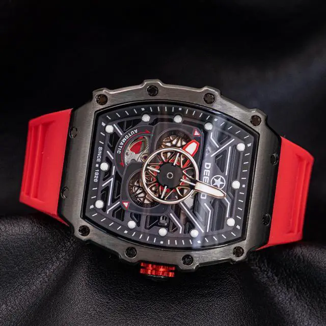 Alt view image 2 of 7 - DEESIO Automatic Watch for Men Men's Watches Analog Automatic Mechanical Watches Self-Winding Mechanical Wrist Watch Luxury Business
