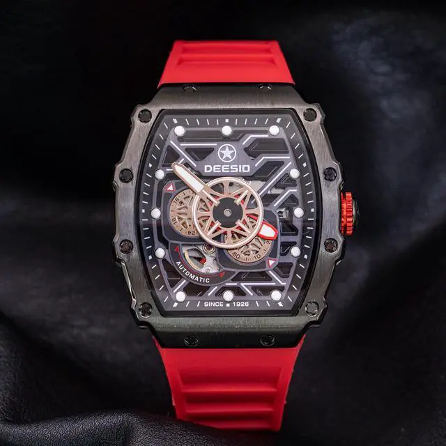 Alt view image 6 of 7 - DEESIO Automatic Watch for Men Men's Watches Analog Automatic Mechanical Watches Self-Winding Mechanical Wrist Watch Luxury Business