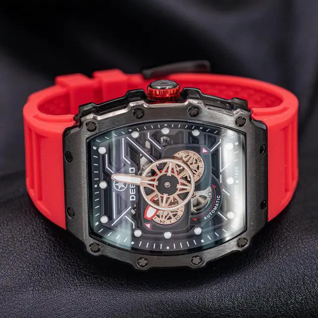 Alt view image 4 of 7 - DEESIO Automatic Watch for Men Men's Watches Analog Automatic Mechanical Watches Self-Winding Mechanical Wrist Watch Luxury Business