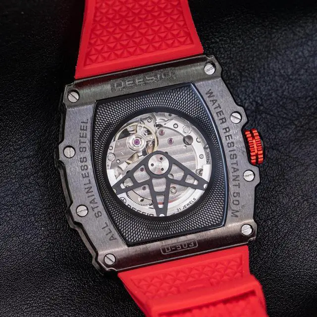 Alt view image 3 of 7 - DEESIO Automatic Watch for Men Men's Watches Analog Automatic Mechanical Watches Self-Winding Mechanical Wrist Watch Luxury Business