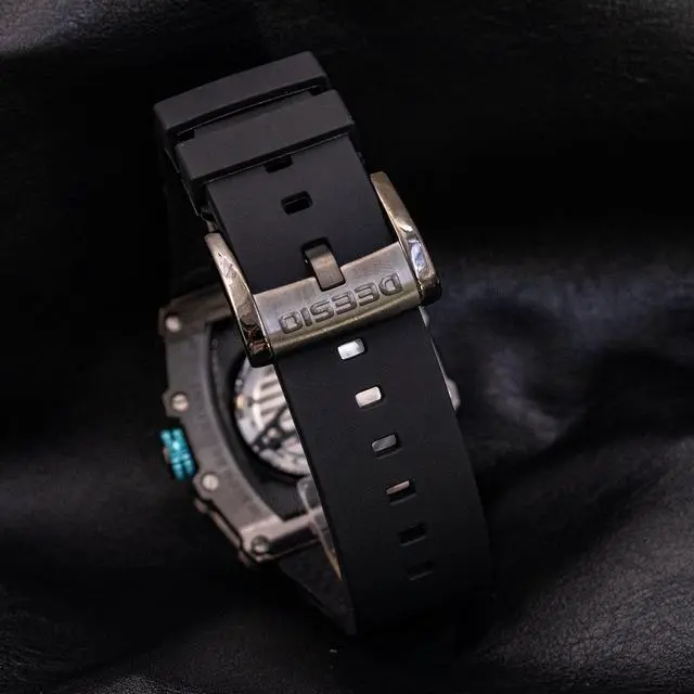 Alt view image 5 of 6 - DEESIO Watches for Men, 43mm Automatic Mechanical Watch for Men 50 Meter Diving Depth Sport Luminous Sapphire Mens Watch Calendar Luxury Fashion Waterproof, Mechanical Watch