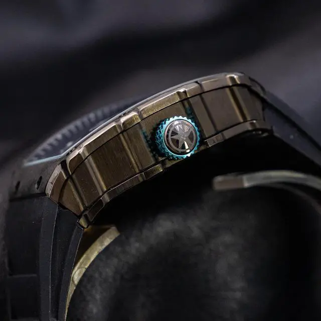 Alt view image 6 of 6 - DEESIO Watches for Men, 43mm Automatic Mechanical Watch for Men 50 Meter Diving Depth Sport Luminous Sapphire Mens Watch Calendar Luxury Fashion Waterproof, Mechanical Watch