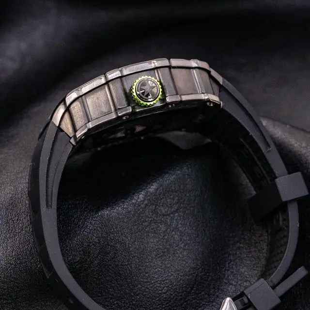 Alt view image 6 of 7 - DEESIO Automatic Watch for Men, 43mm Automatic Mechanical Watch for Men 50 Meter Diving Depth Sport Luminous Sapphire Mens Watch Calendar Luxury Fashion Waterproof, Mechanical Watch