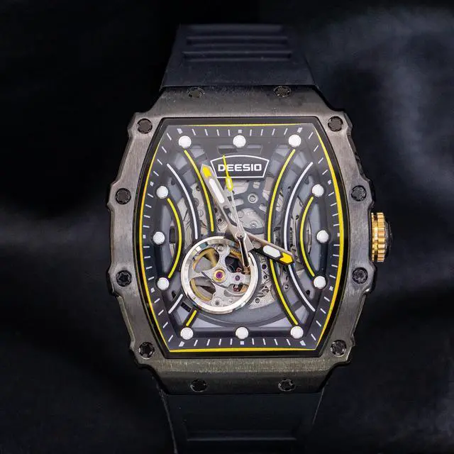Alt view image 2 of 6 - DEESIO Automatic Watch for Men Men's Watches Analog Automatic Mechanical Watches Self-Winding Mechanical Wrist Watch Luxury Business