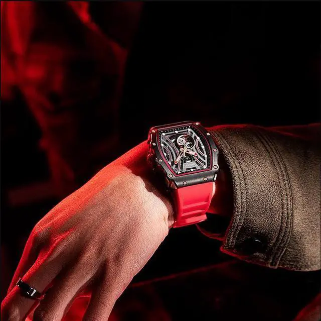 Alt view image 2 of 7 - DEESIO Watches for Men, 43mm Automatic Mechanical Watch for Men 50 Meter Diving Depth Sport Luminous Sapphire Mens Watch Calendar Luxury Fashion Waterproof, Mechanical Watch