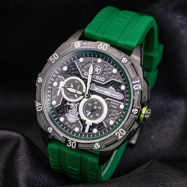 Alt view image 2 of 4 - DEESIO Automatic Watch for Men Men's Watches Analog Automatic Mechanical Watches Self-Winding Mechanical Wrist Watch Luxury Business