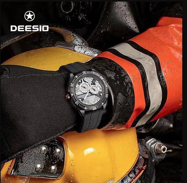 Alt view image 7 of 7 - DEESIO Watches for Men, 43mm Automatic Mechanical Watch for Men 50 Meter Diving Depth Sport Luminous Sapphire Mens Watch Calendar Luxury Fashion Waterproof, Mechanical Watch