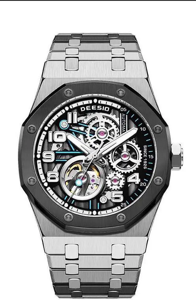 Main image of DEESIO Automatic Watch for Men Men's Watches Analog Automatic Mechanical Watches Self-Winding Mechanical Wrist Watch Luxury Business