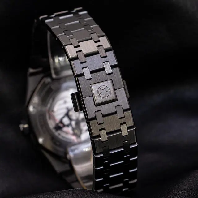 Alt view image 4 of 4 - DEESIO Automatic Watch for Men, 43mm Automatic Mechanical Watch for Men 50 Meter Diving Depth Sport Luminous Sapphire Mens Watch Calendar Luxury Fashion Waterproof, Mechanical Watch