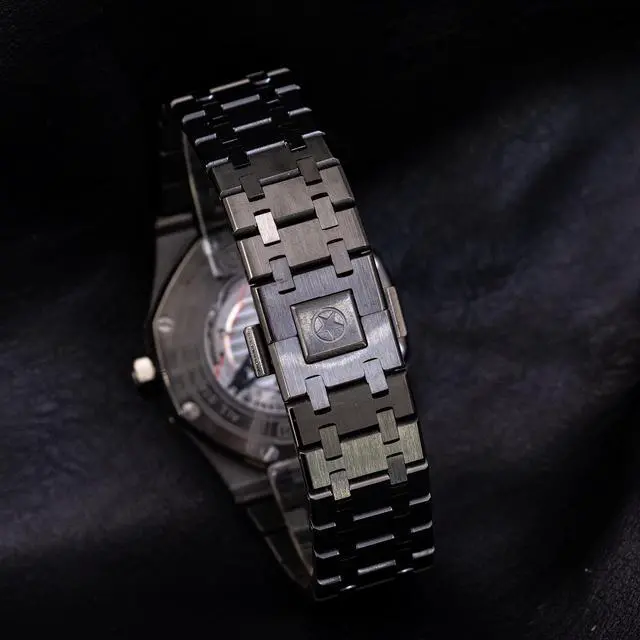 Alt view image 3 of 4 - DEESIO Watches for Men, 43mm Automatic Mechanical Watch for Men 50 Meter Diving Depth Sport Luminous Sapphire Mens Watch Calendar Luxury Fashion Waterproof, Mechanical Watch