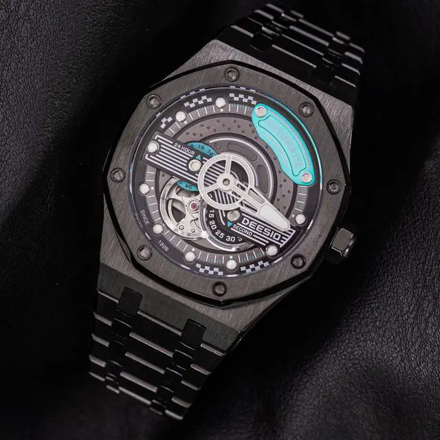 Alt view image 2 of 7 - DEESIO Automatic Watch for Men Men's Watches Analog Automatic Mechanical Watches Self-Winding Mechanical Wrist Watch Luxury Business