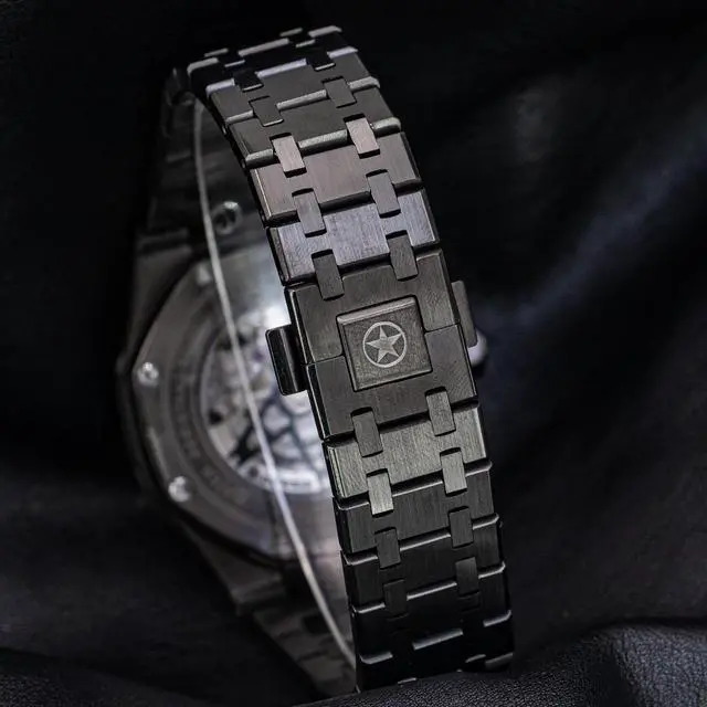 Alt view image 3 of 7 - DEESIO Automatic Watch for Men Men's Watches Analog Automatic Mechanical Watches Self-Winding Mechanical Wrist Watch Luxury Business