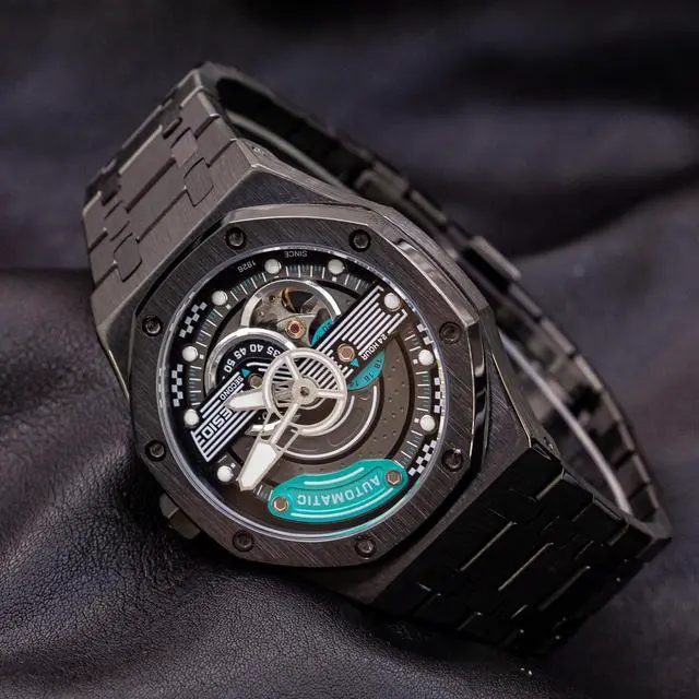 Alt view image 6 of 7 - DEESIO Automatic Watch for Men Men's Watches Analog Automatic Mechanical Watches Self-Winding Mechanical Wrist Watch Luxury Business